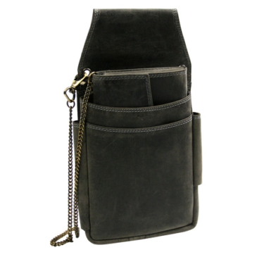 Brifkó pincér pénztárca és tartó szett fekete színben