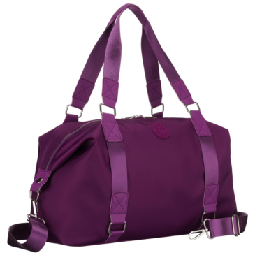 Peterson lila poliészter sport edzőtáska hosszúpánttal
