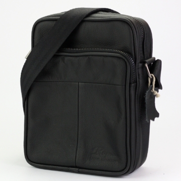 Gregorio férfi oldaltáska fekete színben 