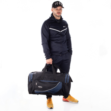 Sporttáska/Utazótáska XXXL méret fekete-kék színben