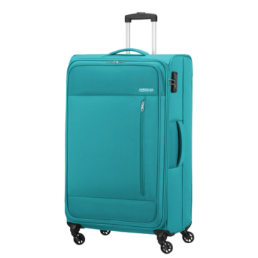 American Tourister Heat Wave Spinner bőrönd 80 cm Aqua Blue színben