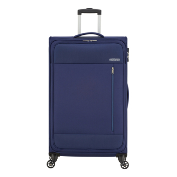 American Tourister Heat Wave Spinner bőrönd 80 cm Combat Navy színben