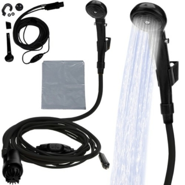 Szivargyújtós kemping zuhany 12V 5m