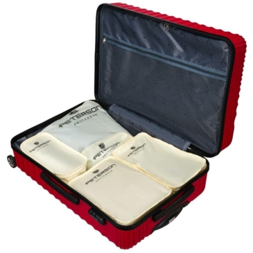 Bőröndrendező táskák utazáshoz 6 db-os szett bézs