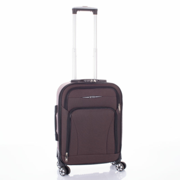 Bőrönd kabin méret barna