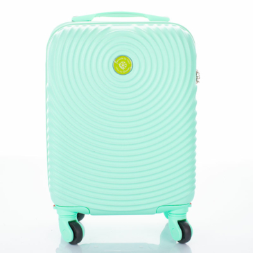 LEONARDO DA VINCI Bőrönd kabin XS méret kivehető kerékkel Keményfalú WIZZ ingyenes kabinbőrönd