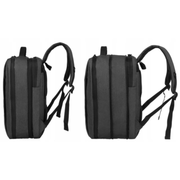 Strapabíró Peterson laptophátizsák USB csatlakozóval / bővíthető