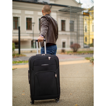 Bőrönd nagy méret fekete