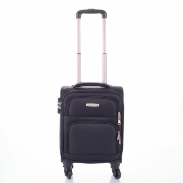 LEONARDO DA VINCI Bőrönd kabin XS méret kivehető kerékkel WIZZ ingyenes kabinbőrönd