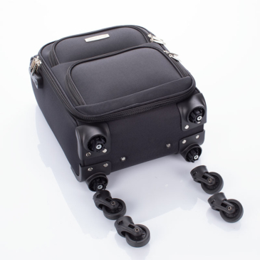 LEONARDO DA VINCI Bőrönd kabin XS méret kivehető kerékkel WIZZ ingyenes kabinbőrönd