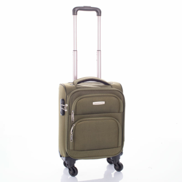 LEONARDO DA VINCI Bőrönd kabin XS méret kivehető kerékkel WIZZ ingyenes kabinbőrönd