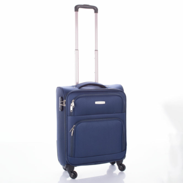Leonardo Da Vinci  WIZZAIR RYANAIR méretű kabinbőrönd 55 x 40 x 20 cm sötétkék színben