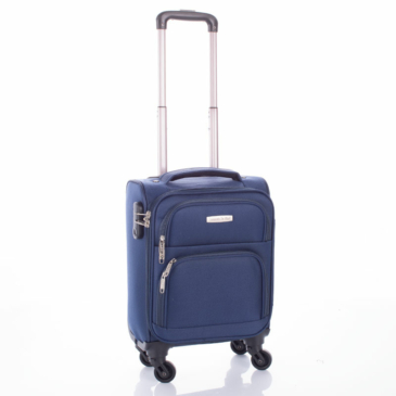 LEONARDO DA VINCI Bőrönd kabin XS méret kivehető kerékkel WIZZ ingyenes kabinbőrönd