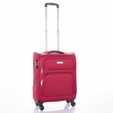 Leonardo Da Vinci  WIZZAIR RYANAIR méretű kabinbőrönd 55 x 40 x 20 cm bordó színben