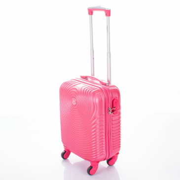 LEONARDO DA VINCI Bőrönd kabin XS méret kivehető kerékkel Keményfalú WIZZ ingyenes kabinbőrönd