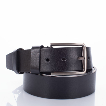 Férfi öv fekete színben 115 cm