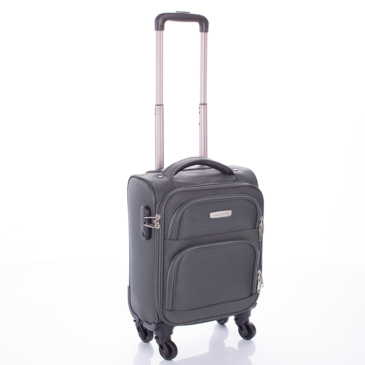 LEONARDO DA VINCI Bőrönd kabin XS méret kivehető kerékkel WIZZ ingyenes kabinbőrönd