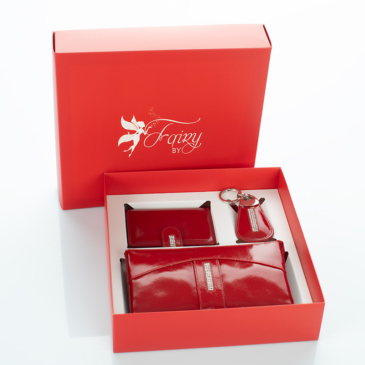 Fairy Crystal köves pénztárca kártyatartó kulcstartó ajándékcsomag