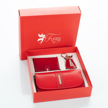 Fairy Crystal köves pénztárca kártyatartó kulcstartó ajándékcsomag