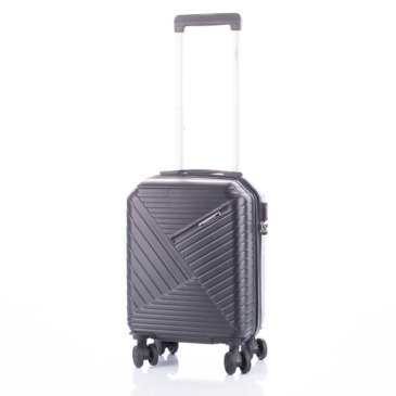 LEONARDO DA VINCI Bőrönd kabin XS méret kivehető kerékkel keményfalú WIZZ ingyenes kabinbőrönd