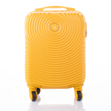 LEONARDO DA VINCI Bőrönd kabin XS méret kivehető kerékkel Keményfalú WIZZ ingyenes kabinbőrönd