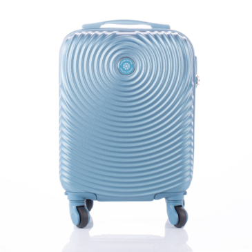 LEONARDO DA VINCI Bőrönd kabin XS méret kivehető kerékkel Keményfalú WIZZ ingyenes kabinbőrönd