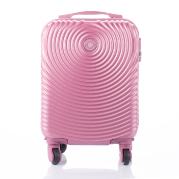 LEONARDO DA VINCI Bőrönd kabin XS méret kivehető kerékkel Keményfalú WIZZ ingyenes kabinbőrönd