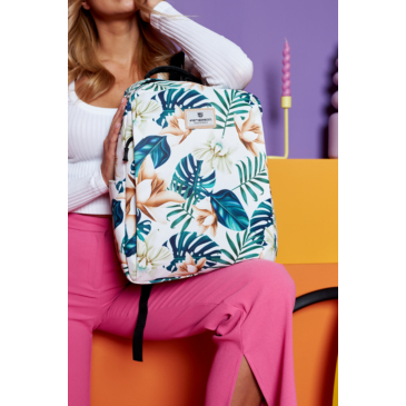 Laptoptartós városi hátizsák Divatos mintával