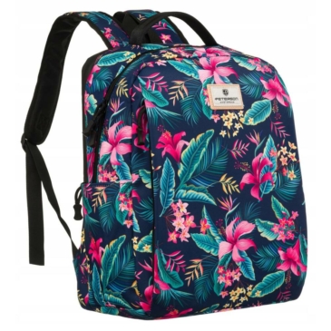 Laptoptartós városi hátizsák Divatos mintával