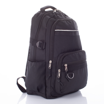 Többfunkciós Tágas Hátizsák, WizzAir méretű 40x30x20cm, fekete színben