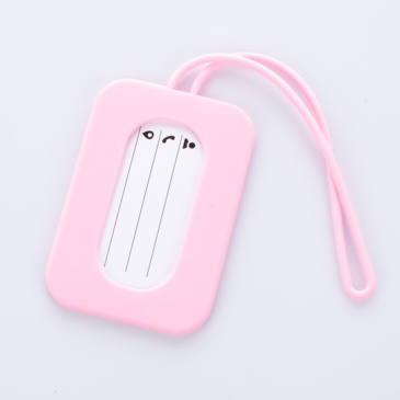 Szilikonos bőröndcímke Rózsaszín