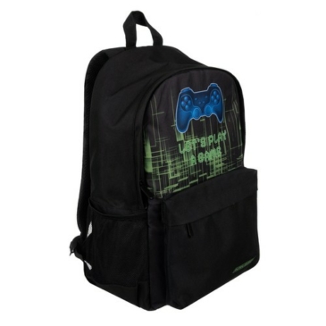 Laptoptartós gamer hátizsák iskolatáska ajándék tornazsákkal