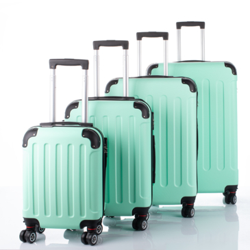 4 részes bőrönd szett dupla kerékkel