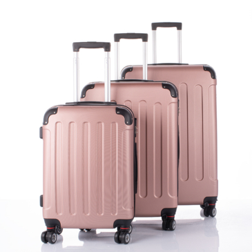 3 részes bőrönd szett dupla kerékkel