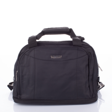 WIZZAIR-RYANAIR Fedélzeti táska fekete színben 40 x 30 x 20 cm bővíthető