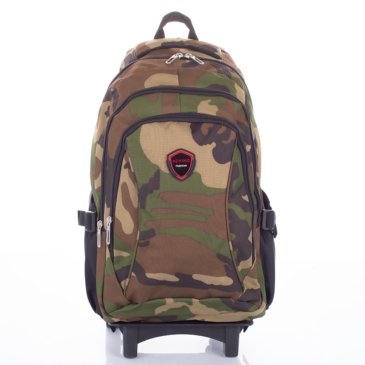 Gurulós iskolatáska terepmintás 