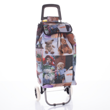 Amica Moda gurulós bevásárlókocsi macis