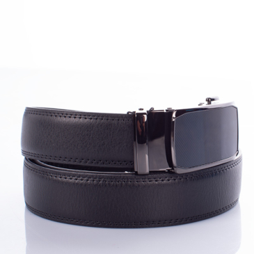 Ramsey London automata Férfi bőr öv fekete színben 130cm