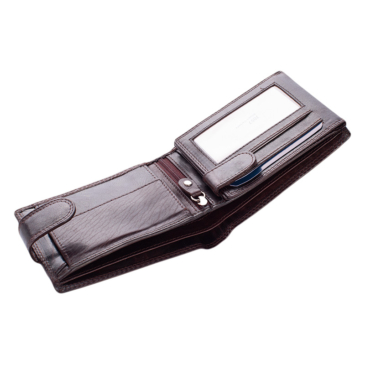 Prémium valódi bőr férfi pénztárca díszdobozban 