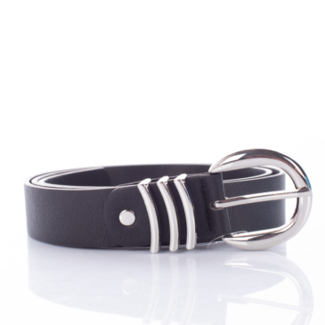 Különleges női öv 90 cm Fekete színben