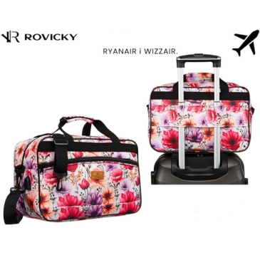 Könnyű Fedélzeti táska Ryanair fedélzeti ingyenes méret 40 x 20 x 25 cm  USB csatlakozóval