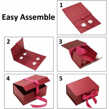 Piros Masnis ajándékdoboz 