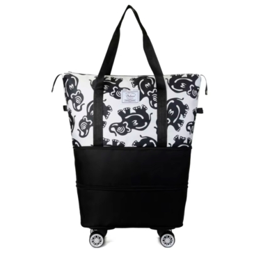 Sporttáska/Utazótáska gurulós levehető kerekekkel elefántos mintával