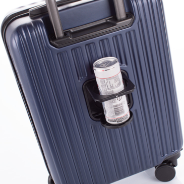 Kabin méretű bőrönd laptoptartóval TSA zárral 55 x 35 x 23 cm pohártartó résszel