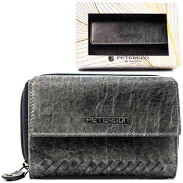 Kis méretű Valódi bőr női pénztárca RFID védelemmel