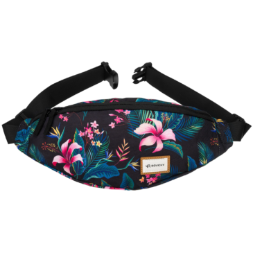 Tágas női övtáska divatos mintával