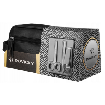 Valódi Bőr férfi kozmetikai táska Extra kiegészítőkkel