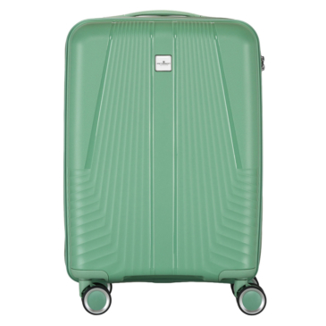 Peterson vízálló nagyméretű bőrönd zöld színben TSA számzárral 70 x  47 x 29 cm