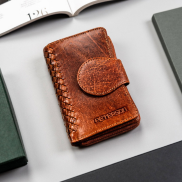 Kis méretű Valódi bőr női pénztárca RFID védelemmel