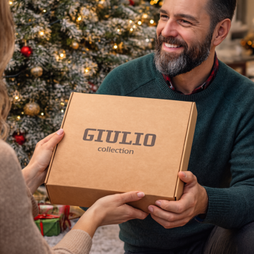 GIULIO Elegáns Férfi Ajándékcsomag – Pénztárca és Öv Szett